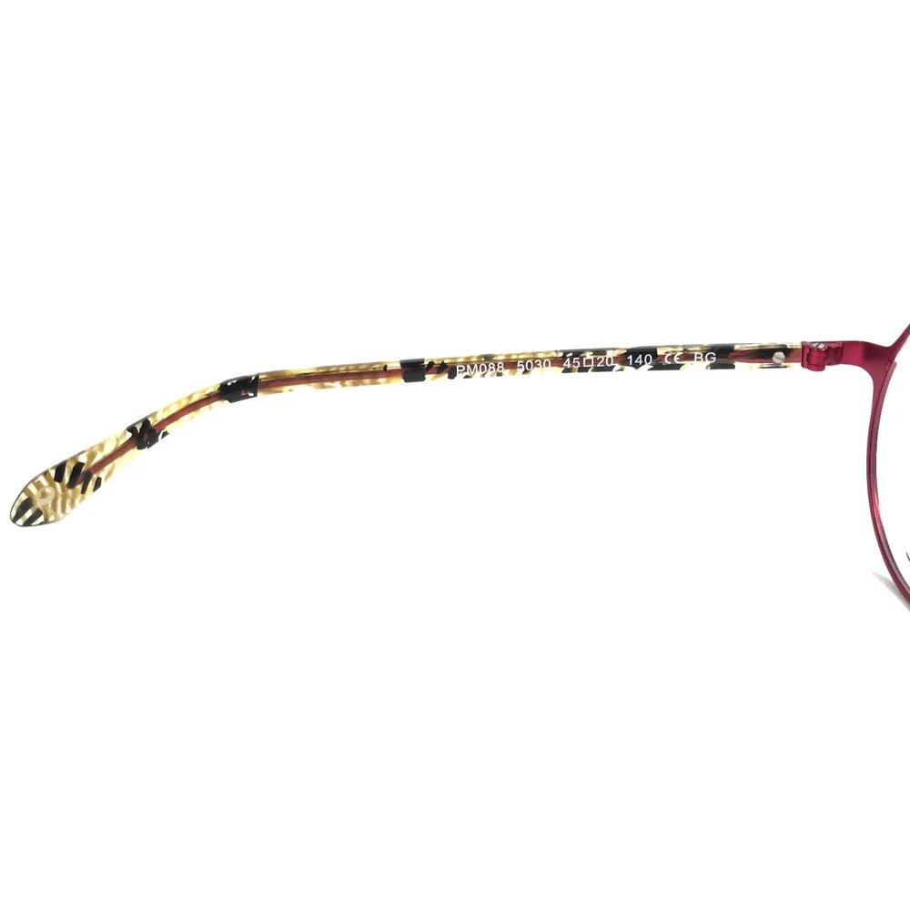 J. F. Rey Petite Eyeglasses Frames PM088 5030 Black Red Yellow Round 45-20-140